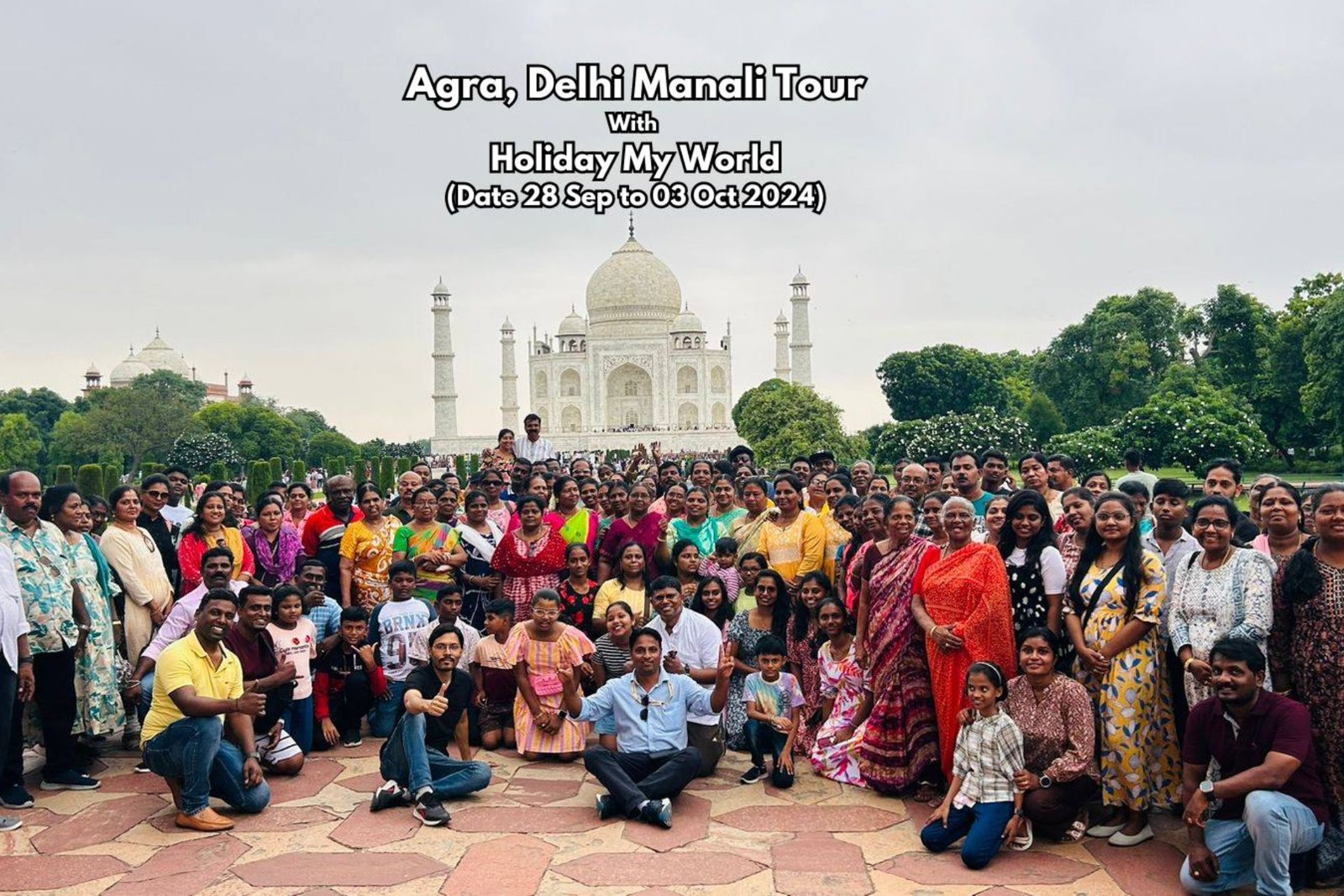 Delhi, Agra, & Manali Tour 140 Person Group 2024