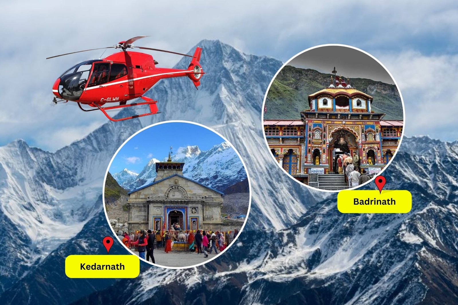 Do Dham Yatra by Helicopter 