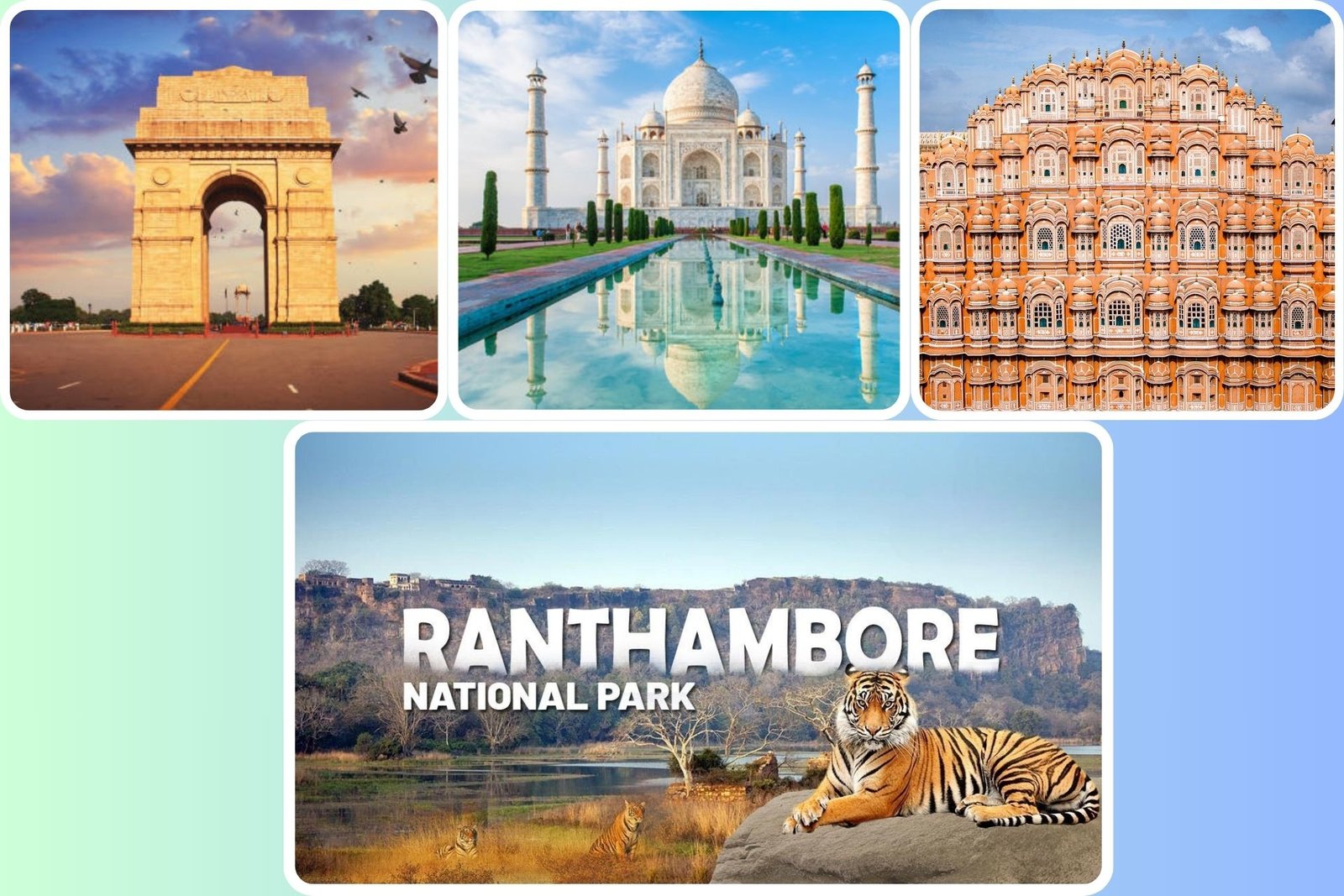 Golden Triangle with Ranthambore Tour Package