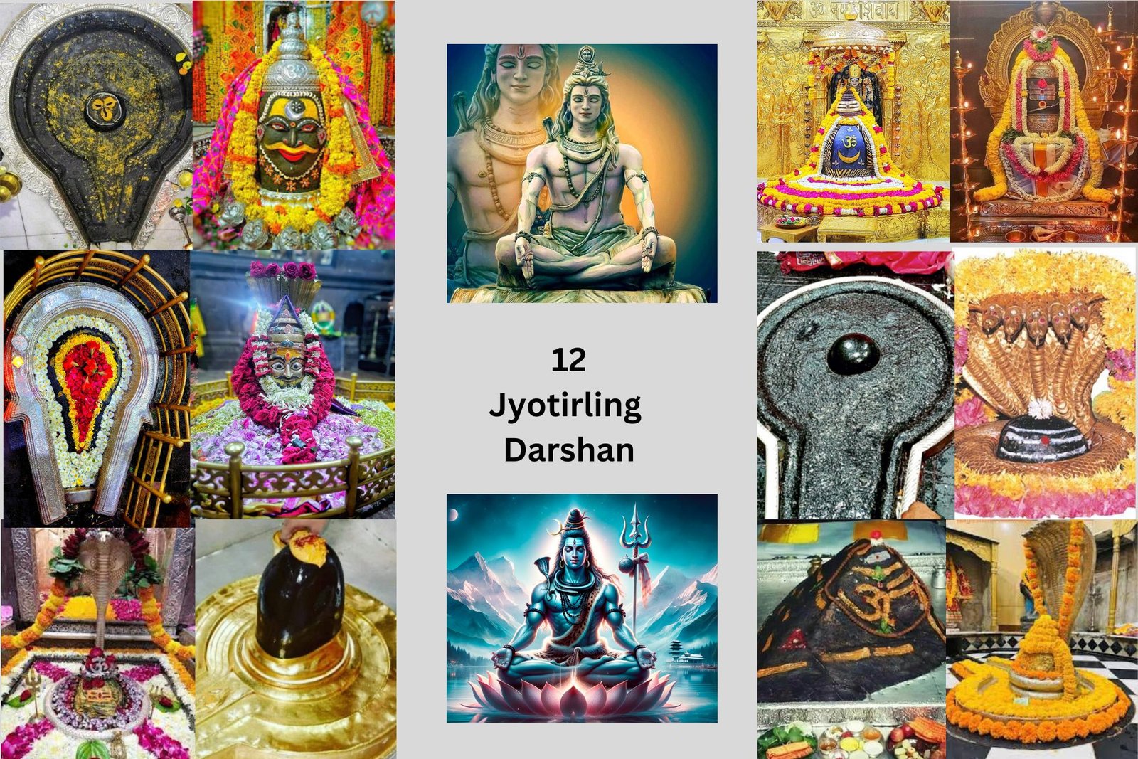 12 Jyotirlinga 