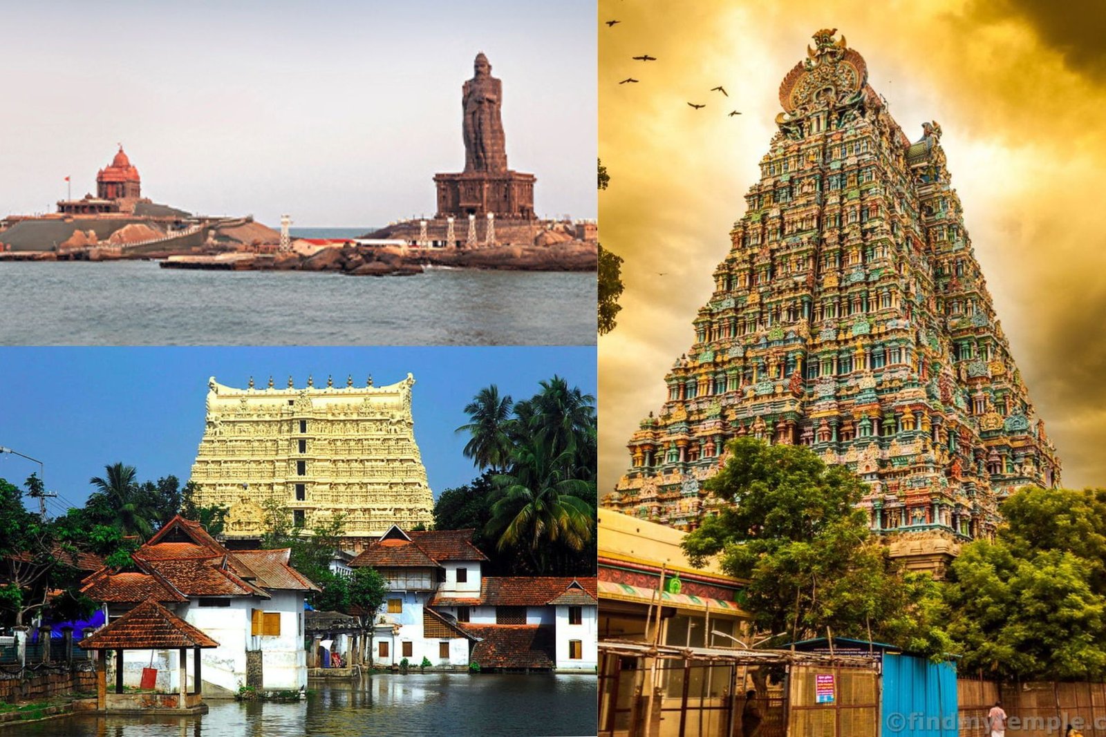 Tamil Nadu Temple Tour with Thiruvananthapuram 